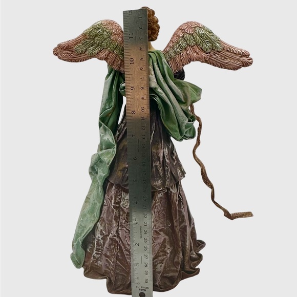 Angel Playing a Violin Christmas Tree Topper - Picture 3 of 13